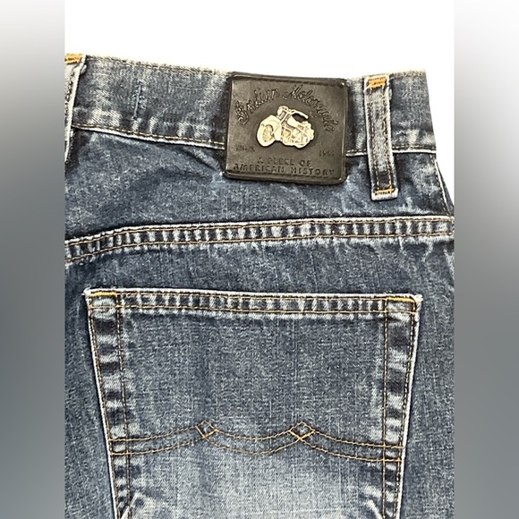 Vintage Indian Motorcycle company jeans made in Canada - Picture 3 of 4
